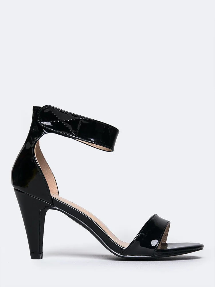 Velcro Ankle Strap Heel