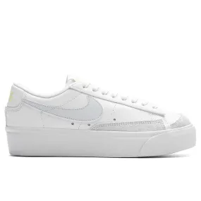 Women's Blazer Low Platform- White/Blue Tint/Light Lemon Twist