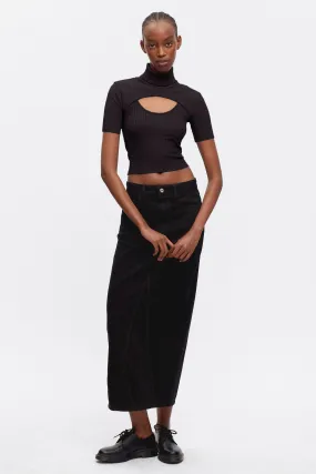 Women's Nile Rib Mini Shrug in Black