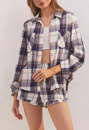 Z Supply - Countryside Plaid Shirt Bone